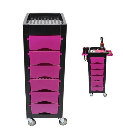 Koza Salon 6 Draw Trolley Purple