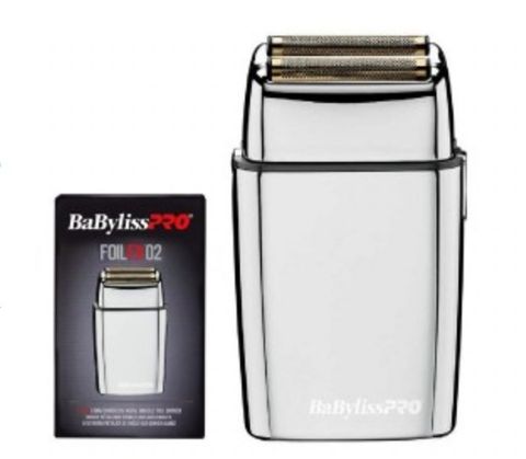 (900735) Babyliss PRO FoilFX02 Metal Double Foil Shaver SILVER