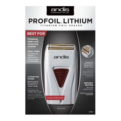 Andis TS2 ProFoil Lithium Titanium Barber Shaver - Australian stock and warranty