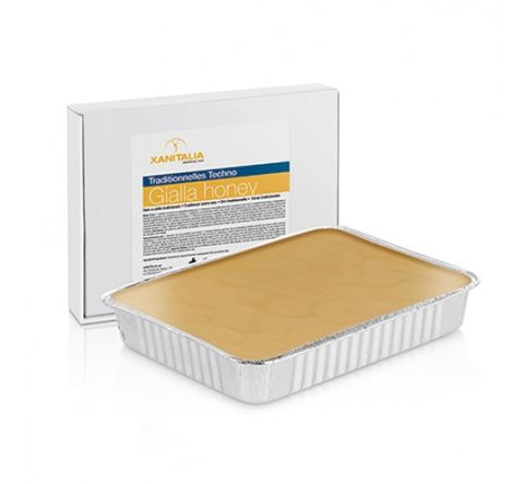 Xanitalia Techno Hard cake Wax Honey Yellow 1kg