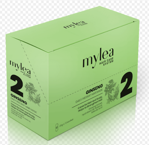 Mylea Ginseng Daily Instant Hair Mask  Cond 12x25g sachets