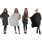 Salon Smart Baroque Cutting Cape Black