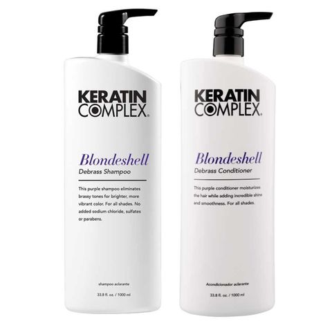 Keratin Complex Blondeshell Shampoo & Conditioner 1L DUO