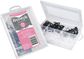 Freestyle 216 Piece Snag Free Hair Elastics Value Pack Black & Clear