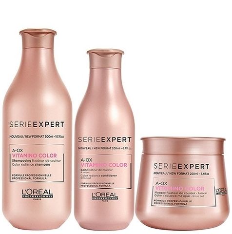 Loreal Vitamino Colour resveratrol Trio - Shampoo, Conditioner and Treatment