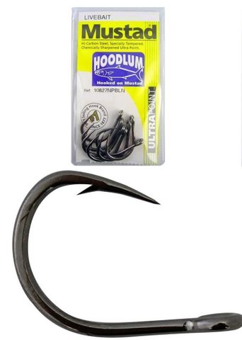 Mustad Live Bait Hook - 1/0