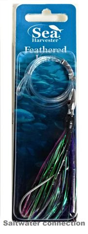 Sea Harvester Skippy Lure Feather Black/Purple