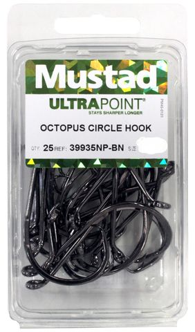 MUSTAD OCTOPUS HOOKS 25 PK