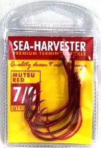 Sea Harvester Mutsu Red 7/0 5 Pack