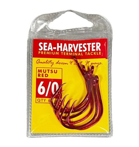 Sea Harvester Mutsu Red 6/0 6 Pack