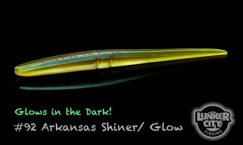 Slug-go 9" Arkansas Shiner Glow 8 Pack