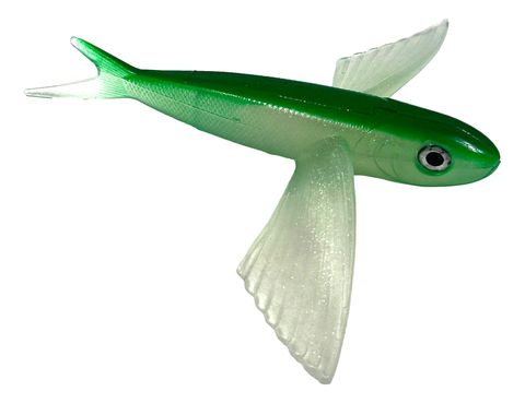 Sea Harvester Trolling Bird Flying Fish PVC Green/White