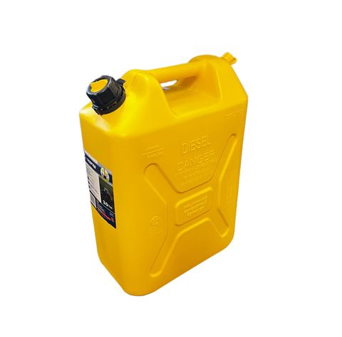 20 Litre Yellow Diesel Jerry Can Plastic