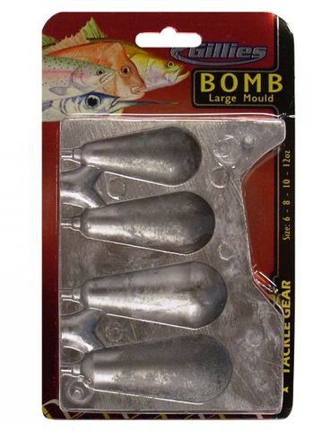 Hapuka Bomb 4 2 12 Oz Sinker Mould