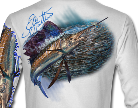 Jason Mathias  Sailfish Shirt Long Sleeve (M)