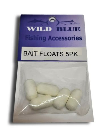 Wild Blue Bait Rig Floats Lumo 3/8 x 3/4 5 Pk