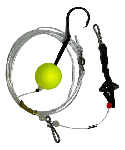 Longcast Surf Rig with Yellow Float 4/0
