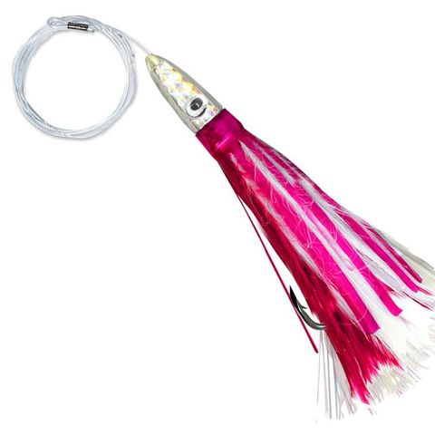 Pacific Tuna Tickler Pink/White Rigged