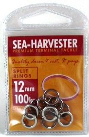 Sea Harvester Heavy Duty Split Rings 100Kg 10 Pack