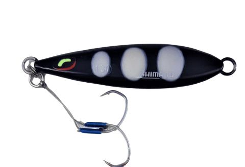 Shimano Wing Fall-Slow Fall Jig 130gm Black Lumo