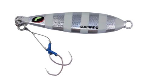 Shimano Wing Fall-Slow Fall Jig 130gm Silver Lumo