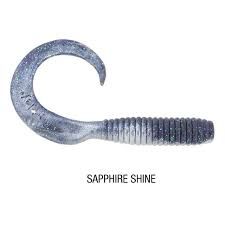 Berkley Gulp Alive Grub 6In Saphire Shine