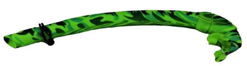 Sea Harvester Silicon Snorkel Green Camo