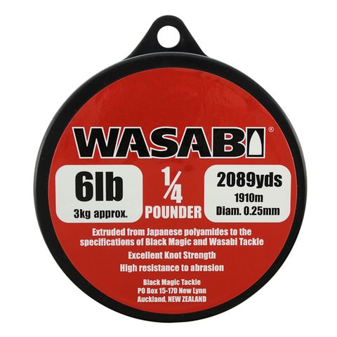 Wasabi 1/4Lb Spool 6Lb, 2089 Yards