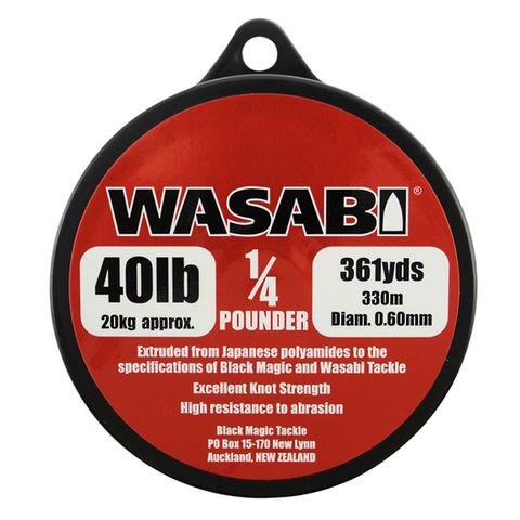 Wasabi 1/4Lb Spool 40Lb, 361 Yards