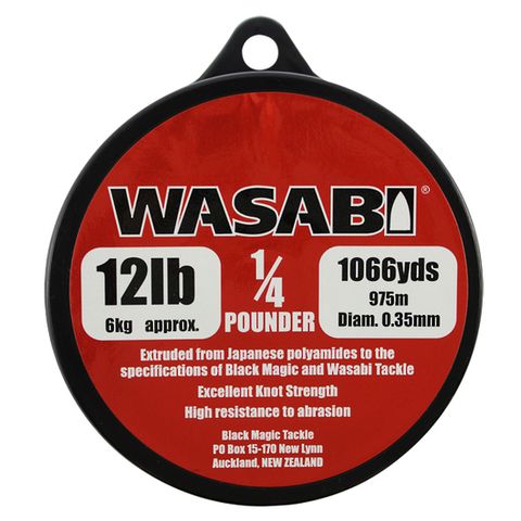 Wasabi 1/4Lb Spool 12Lb, 1066 Yards