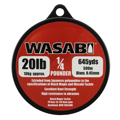 Wasabi 1/4Lb Spool 20Lb, 645 Yards