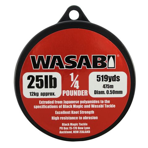 Wasabi 1/4Lb Spool 25Lb, 519 Yards
