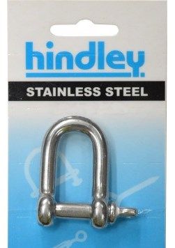 Hindley D-Shackle 6Mm Stainless Steel