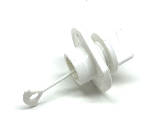 Tenob 1" Square Thread Drain Plug & Base-White