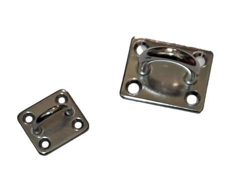 Deck Plate - Stainless Steel With Eye 5mm