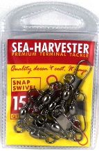 Sea Harvester Snap Swivel 15Kg 8 Pack