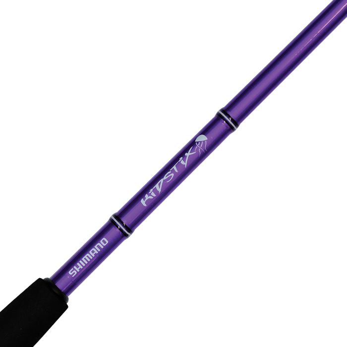 Shimano Kidstix 6' 8-12kg Purple + Shimano Hyperloop 6000FB