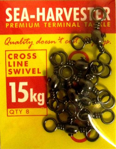 Sea Harvester Crossline Swivel 15Kg 8 Pack