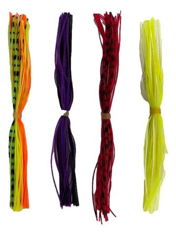 Sea Harvester Silicon Skutes, Slow Jig Skirts Chartreuse White