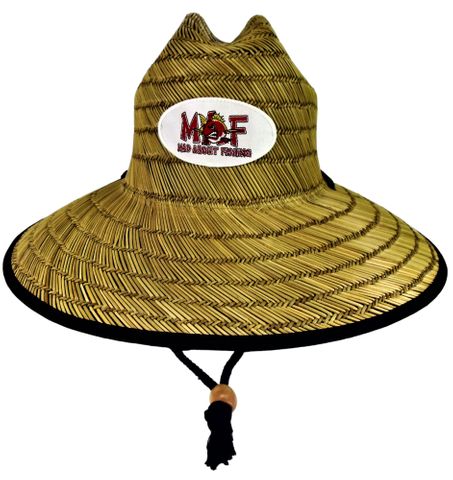 Mad About Fishing Straw Hat (Adult size)