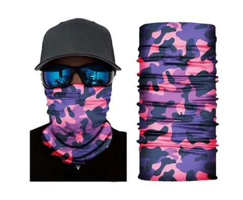 Seamless Tube Headwear Pink/Purple Forest