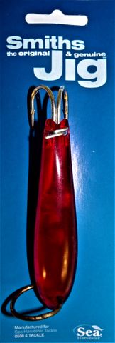 Sea Harvester Smiths Jig 3 Inch Red Carded