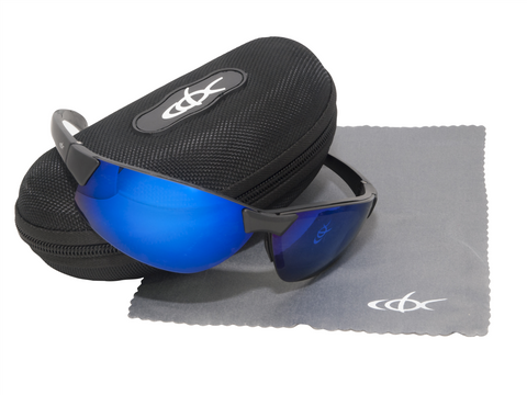 Cdx Sunnies Bifocal Black, Blue +2 Lense,Polarised