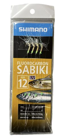 Shimano Fluorocarbon UV Live Shrimp Sabiki Size 12