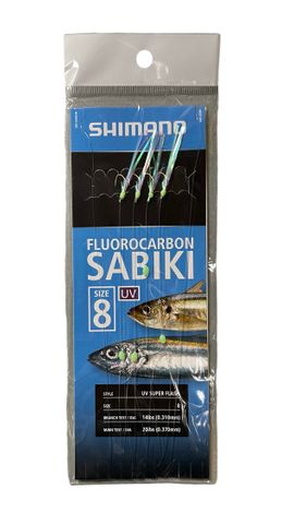 Shimano Fluorocarbon UV Super Flash Sabiki Size 8