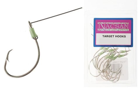 Nacsan Target Hooks Size 6/0 Qty 10