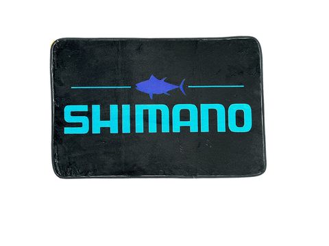 Shimano Branded Floor Rug Black  .90m x ..60 m