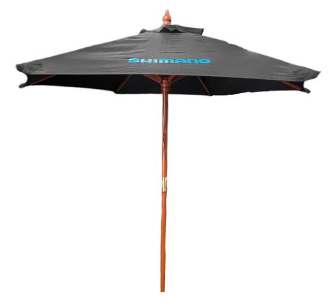 Shimano Wooden Sun Umbrella Black