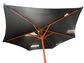 Shimano Wooden Sun Umbrella Black