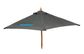 Shimano Wooden Sun Umbrella Black